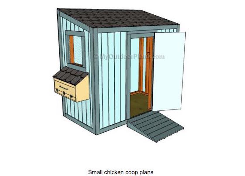 Learn to build a Chicken Coop Small.