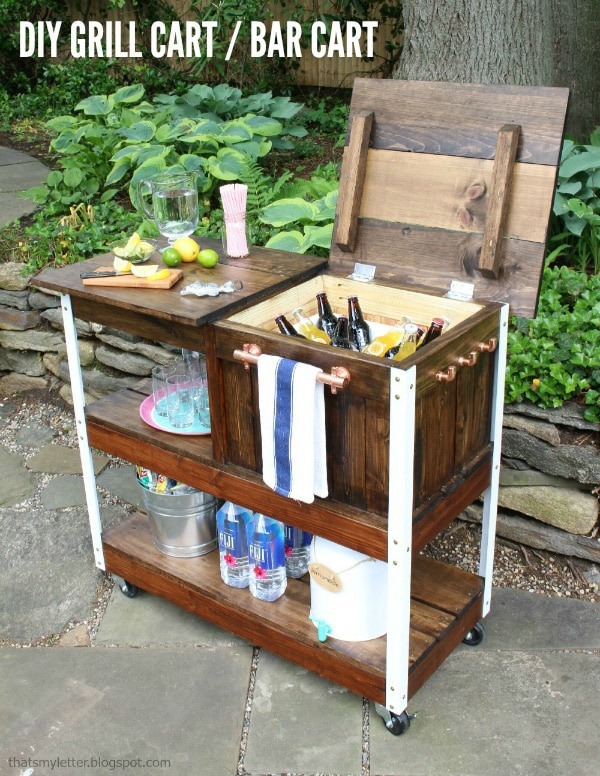 Grilling Cart Free Woodworkin Plans.