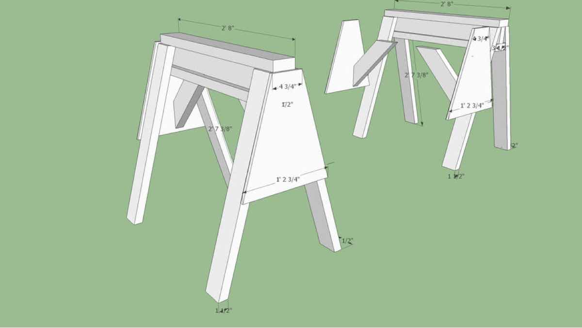 How to Build a Sawhorse in 14 minutes